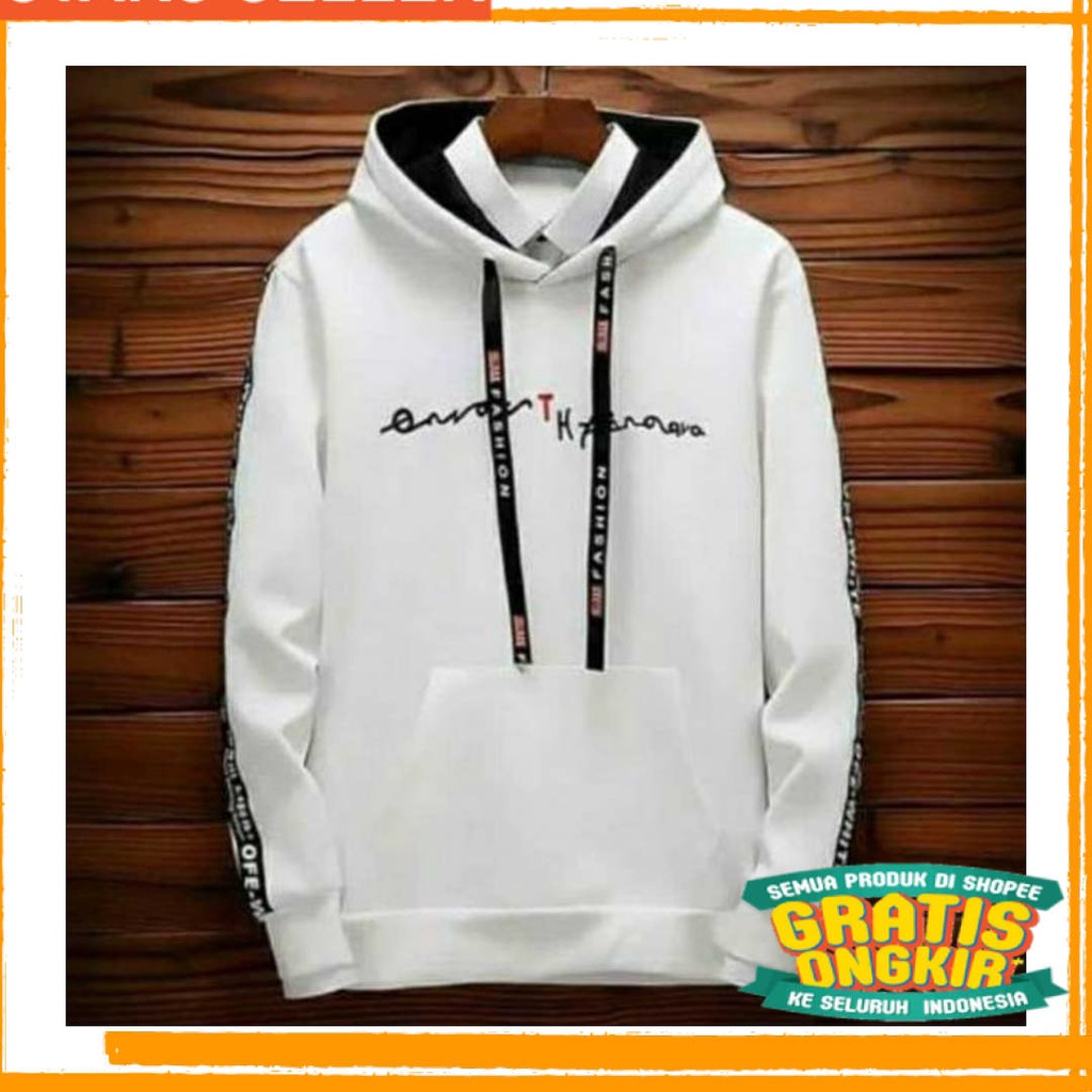 FASHION REMAJA SWEATER KOREA BLACK PINK MURAH / Sweater Hoodie Pria Deas Off White Sweater Fleece | 