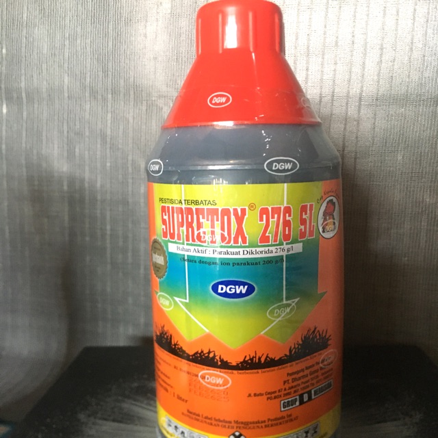 [ COD ] HERBISIDA SUPRETOX 1 LITER SEMPROT LANGSUNG KERING