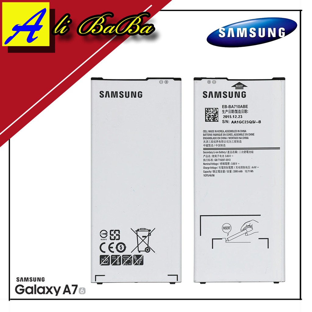 Baterai Handphone Samsung Galaxy A710 A7 2016 Batre HP Battery Samsung Galaxy Original SEIN