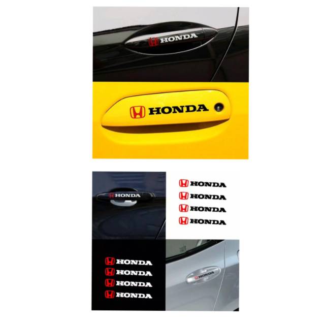 [COD] sticker handle pintu mobil honda