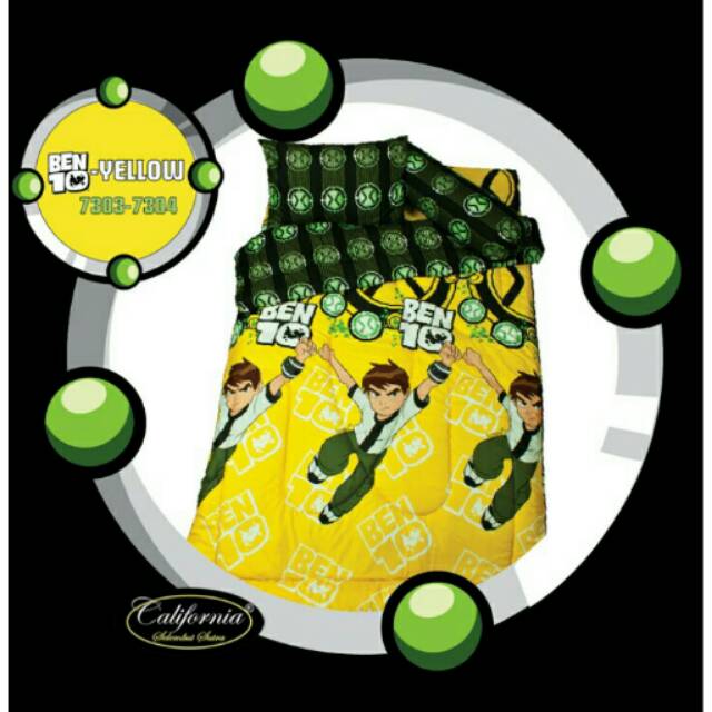 Sprei California Motif ben 10