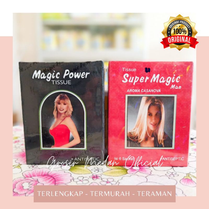 TISSUE SUPER MAGIC MAN TISU MEJIK POWER