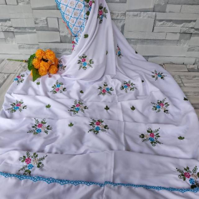 Bismillah,mukena polino tabur hrg 150k