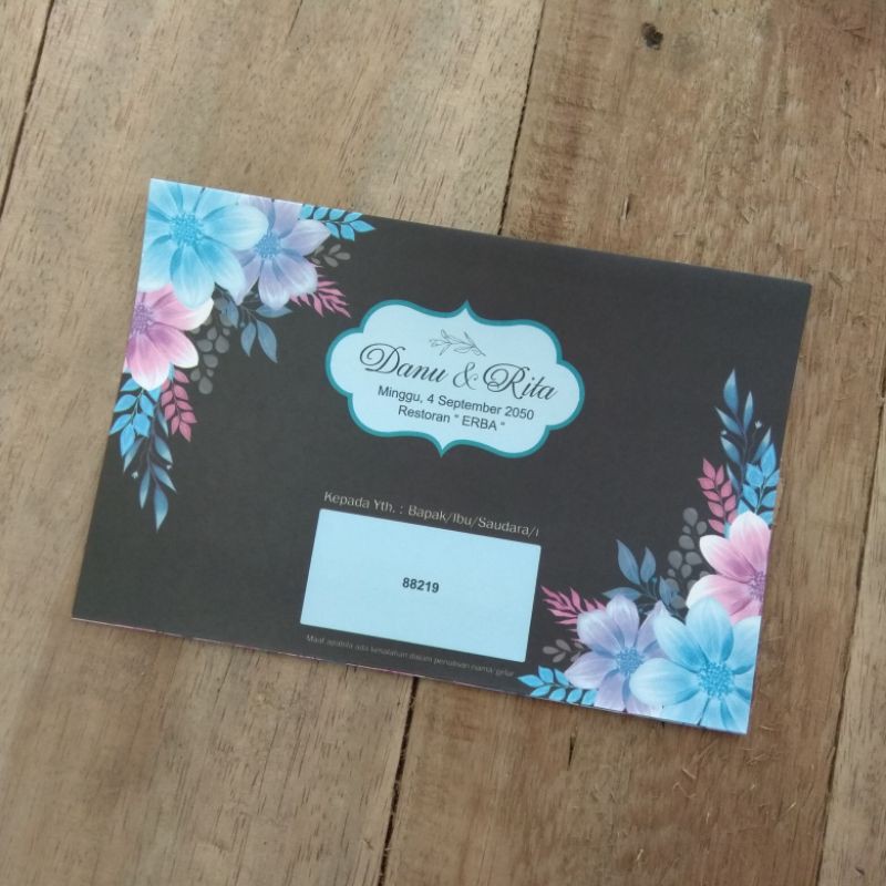 Undangan Erba 88219 (baca deskripsi)