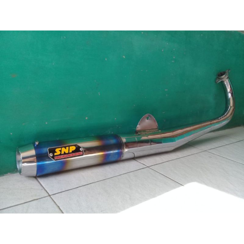 Knalpot Rx-King Standar Racing ujung biru (knalpot motor,knalpot RX king,knalpot murah,knalpot 2tak)
