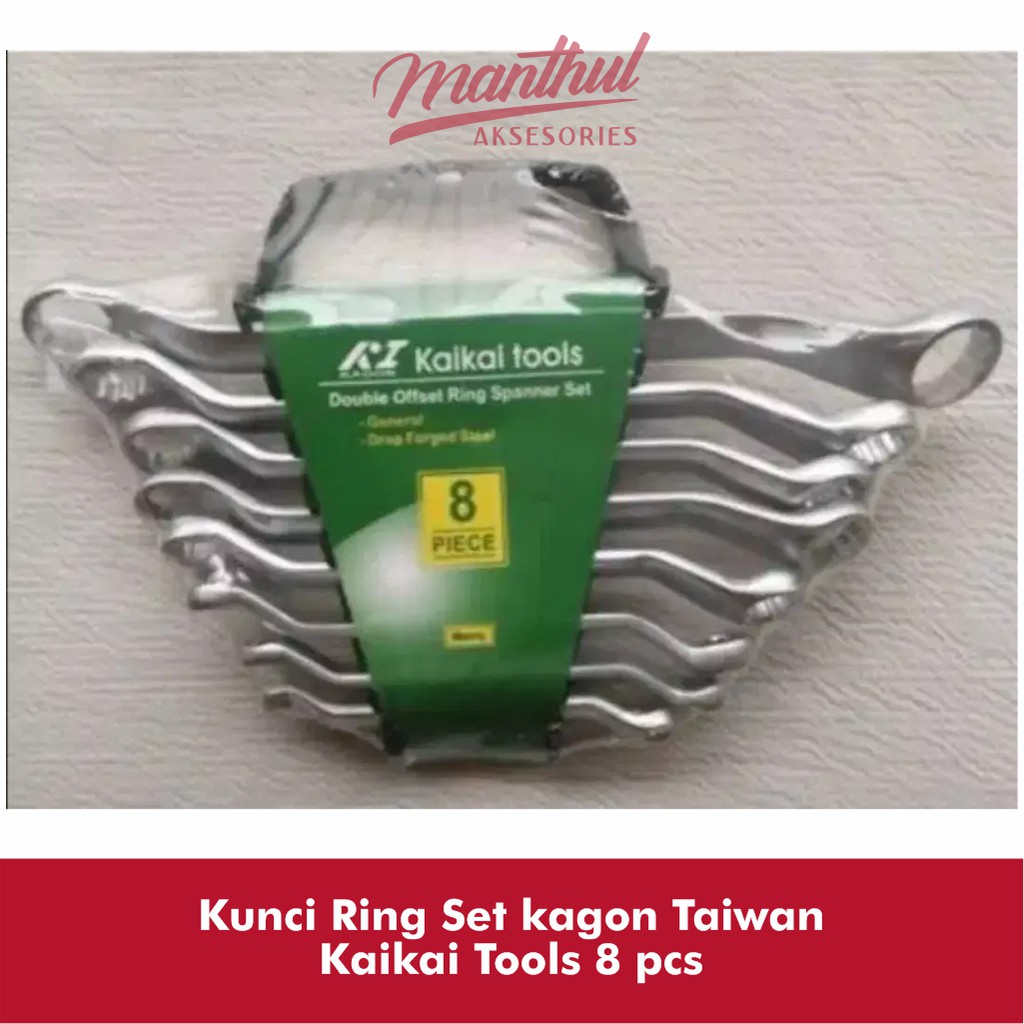 Kunci Ring Set kag0n Taiwan Kaikai Tools 8 pcs