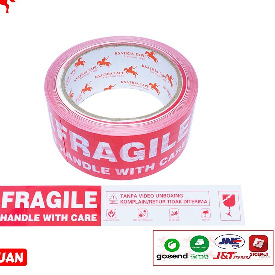 

ゲ Lakban OPP Tape / Lakban Fragile KSATRIA Tape 45mm x 80 Yard produck terlaris