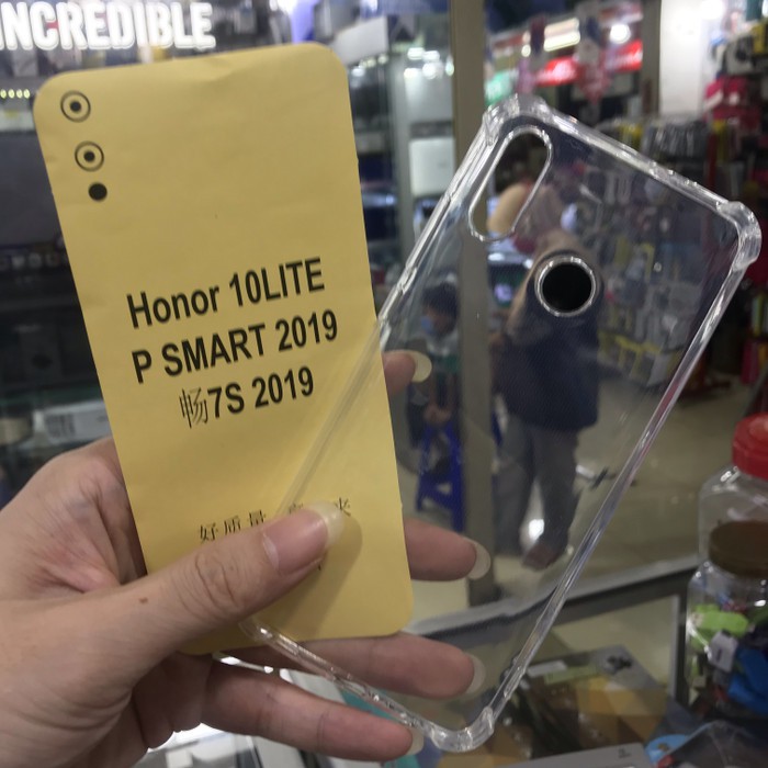 HUAWEI HONOR 10 LITE CASE SILIKON ANTI CRACK ANTI PECAH - CLEAR