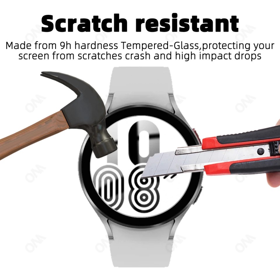 ANTI GORES SCREEN PROTECTOR TEMPERED SAMSUNG GALAXY WATCH 4 40mm 44mm / Classic 42mm Classic 46mm