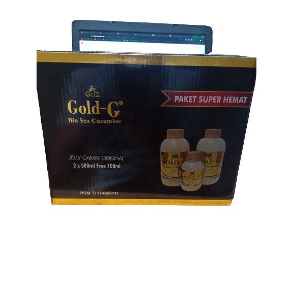 Jelly Gamat Gold G Original 2 x 500Ml Free 320 ML