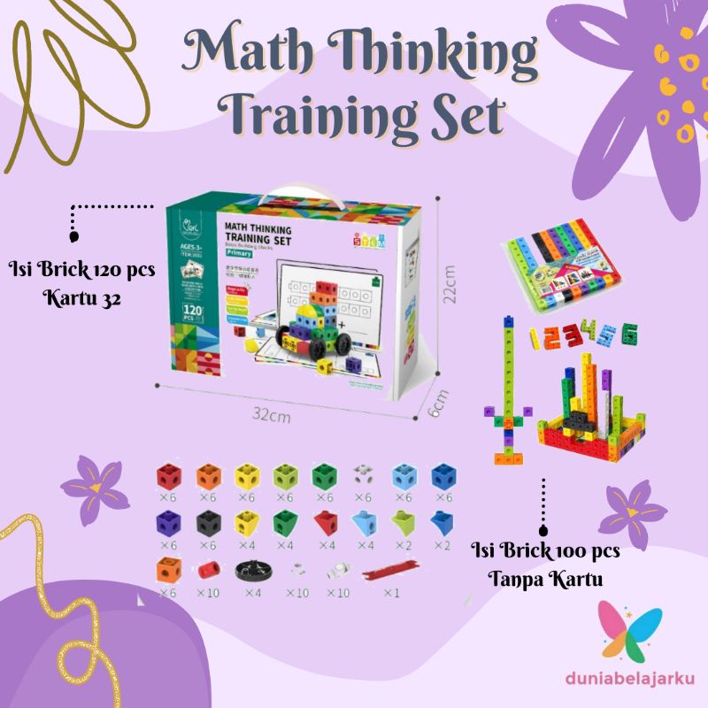 Math Thinking Training Set/ Math Link Cube
