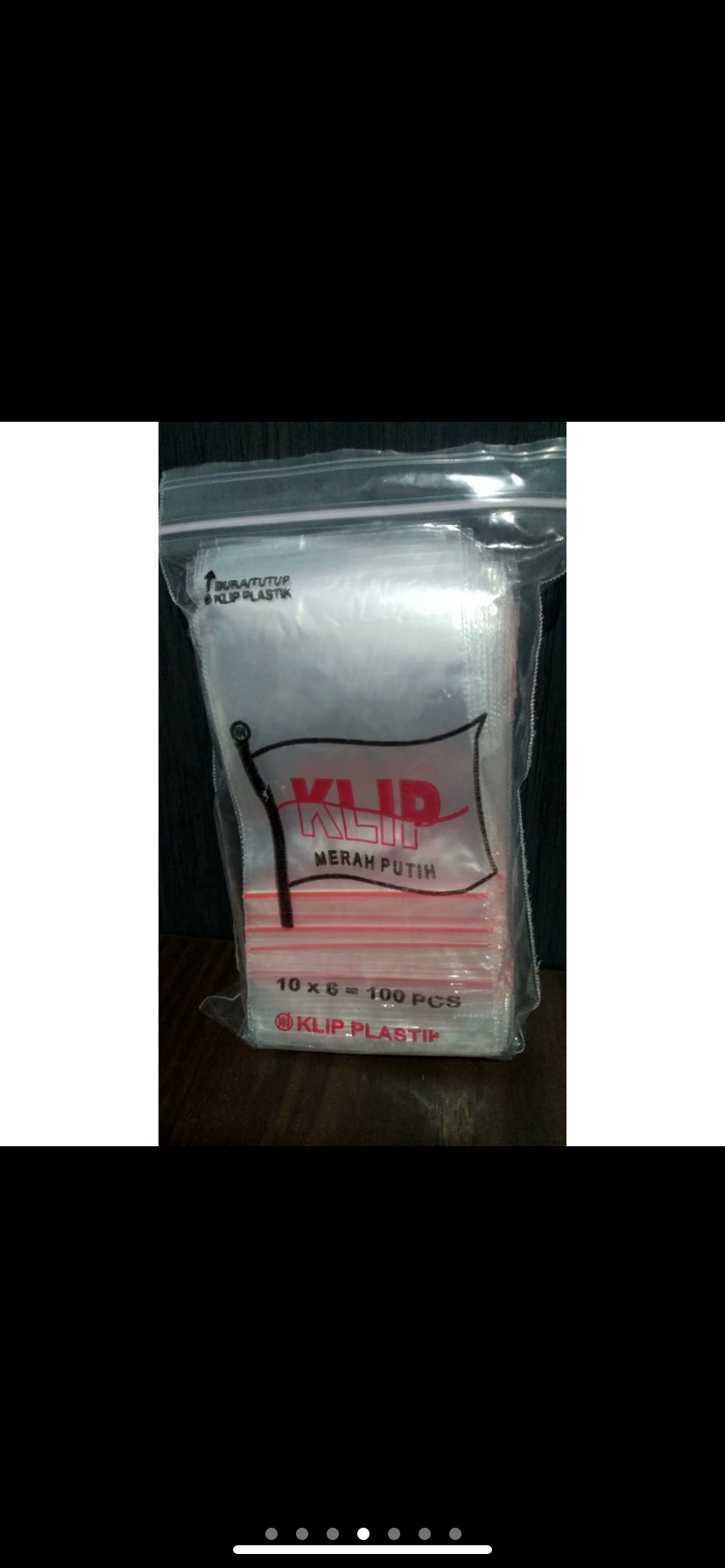 Plastik Klip/ Pe Klip Isi 100 Lembar/  Plastik Klip Berbagai Macam Ukuran Tersedia