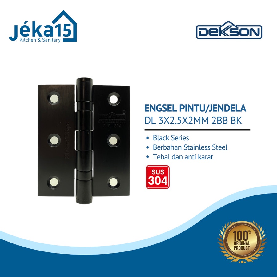 ENGSEL DEKKSON DELUXE | DEKSON ENGSEL PINTU 3 INCH | ENGSEL JENDELA | BLACK SERIES