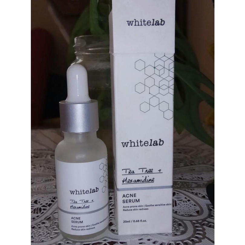 [COD] WHITELAB ACNE CALMING SERUM TEA TREE HEXAMIDINE &amp; CICA UNTUK WAJAH BERJERAWAT I 20ML ORI BPOM