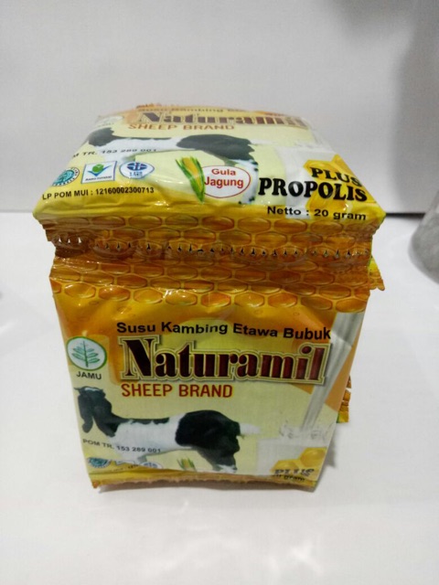 NATURAMIL SUSU KAMBING ETAWA ORGANIK PLUS PROPOLIS DAN JAHE