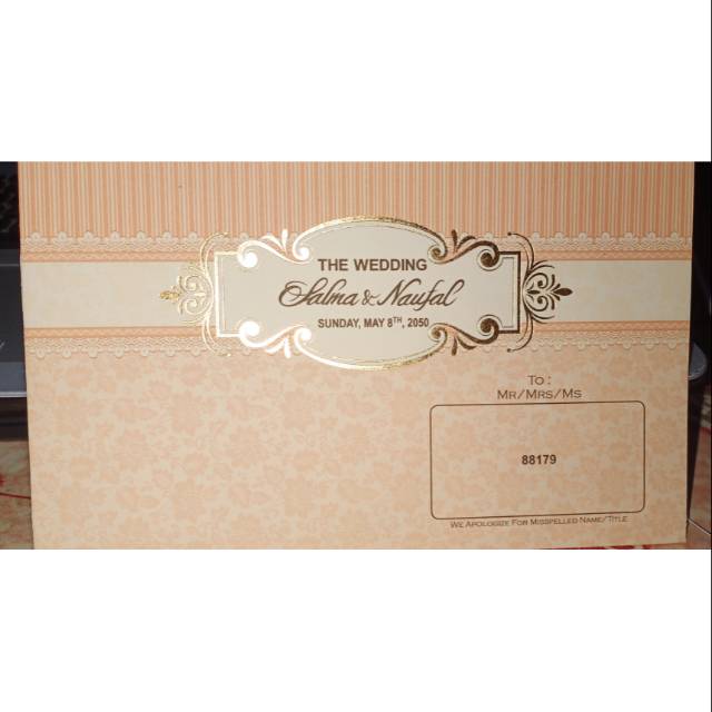 

Undangan Nikah Murah Amplop 88179