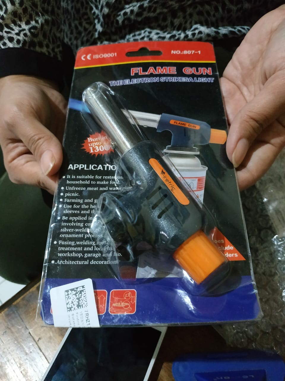 Flame Gun - Portable Gas Torch Butane  807-1