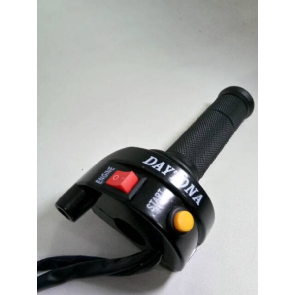 Gas Spontan Daytona 2 Tombol Stater &amp; On Off Engine Plus Kabel Gas