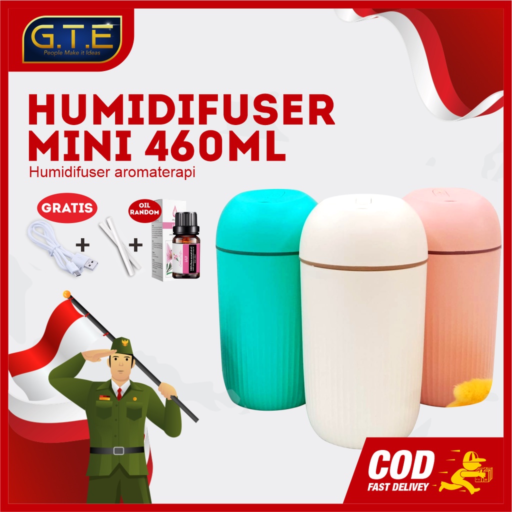 GTE | Humidifier Large Pelembab Ruangan/ Humidifie Besar / Humidifier 460ml /Humidifier Besar