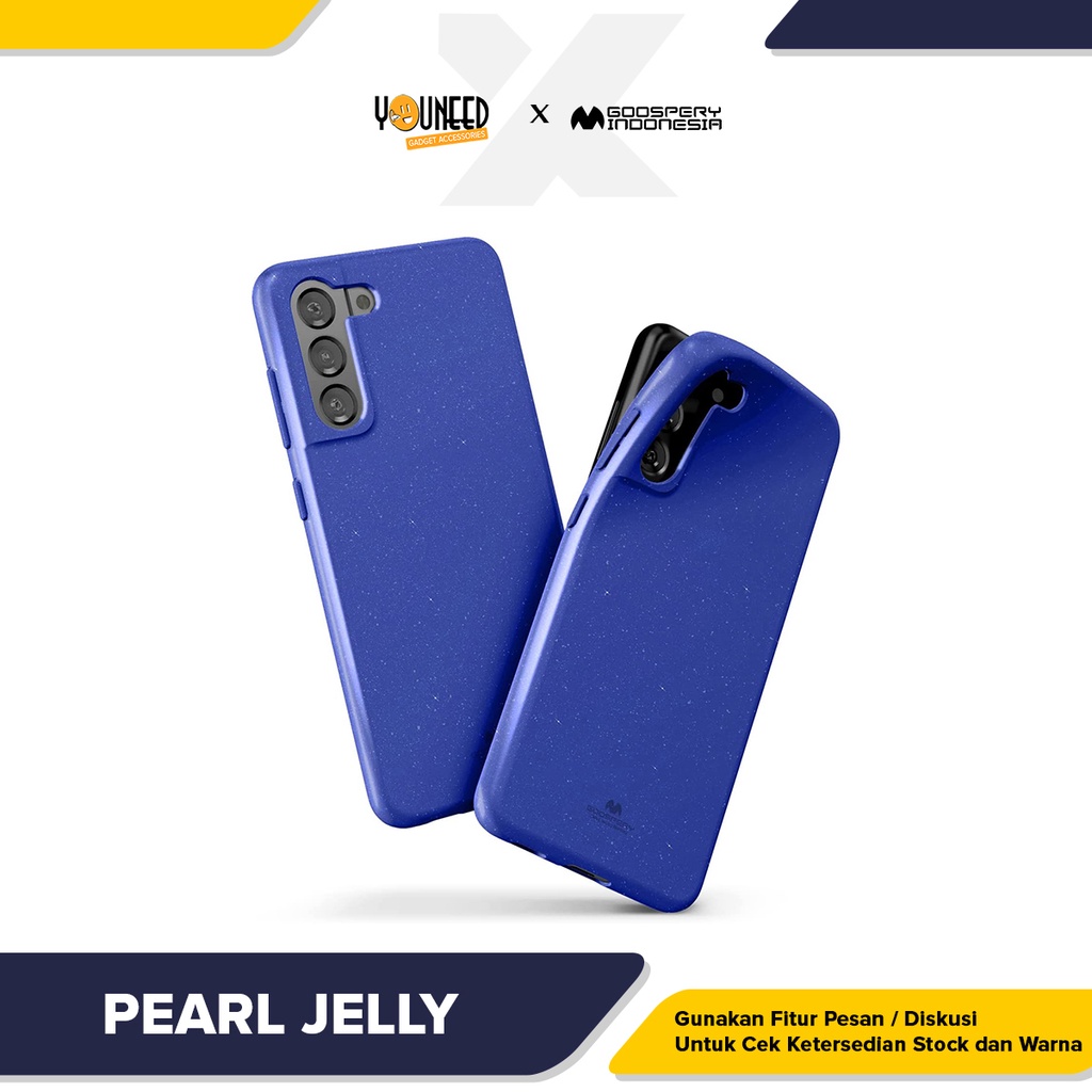 Casing GOOSPERY Samsung Galaxy S21 FE G990 Pearl Jelly Case