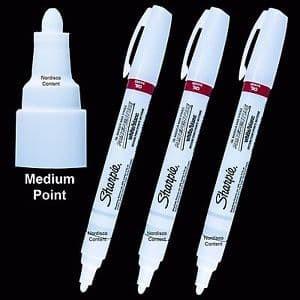 

Sharpie MEDIUM Oil Paint Marker White for Sneakers Adidas Boost NMD Best Seller
