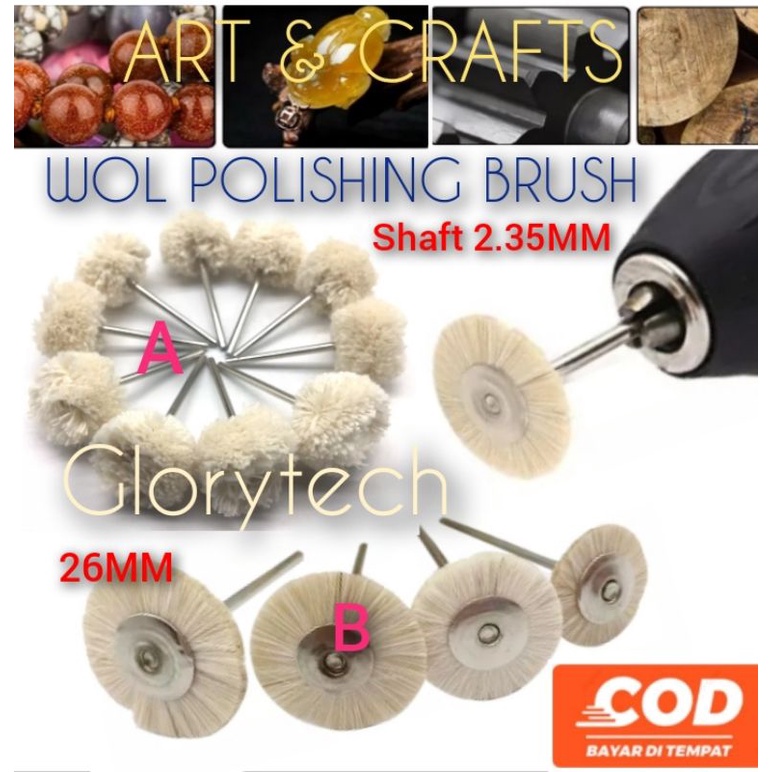 Mata Bor Wol Polisher / Mata tuner poles / Buffing wol polishing