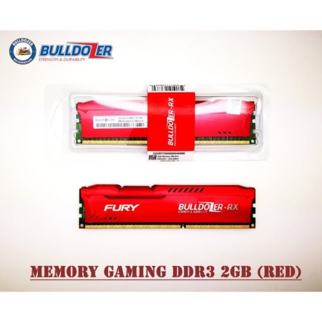 RAM DDR3 2GB PC12800 BULLDOZER RX GAMING MEMORI CPU KOMPUTER GARANSI LIFETIME