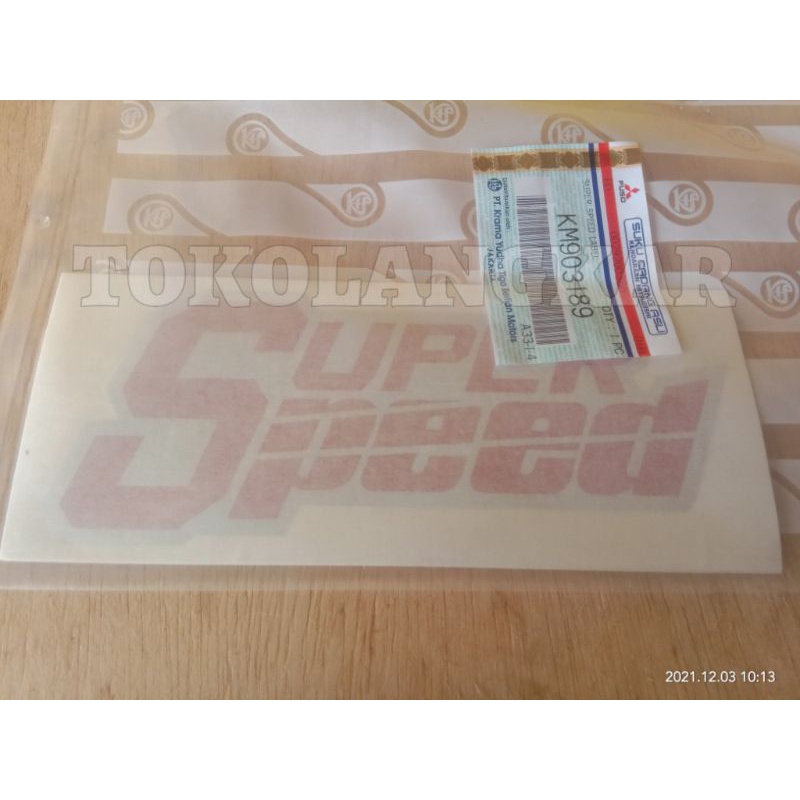 Stiker Super Speed Mitsubishi Canter