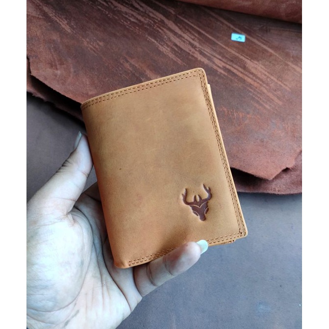 Dompet Lipat 3/4 Wr.Leather Kulit Sapi Asli