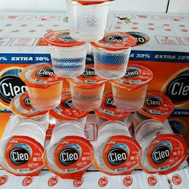 Jual Air Minum Cleo Cup Gelas Mini 120 Ml Indonesiashopee Indonesia 6280