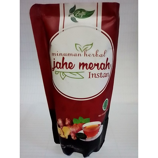 

200 g zulfa herbal jamu rempah sari pati JAHE MERAH BUBUK INSTAN + GULA kesehatan imunitas vitalitas