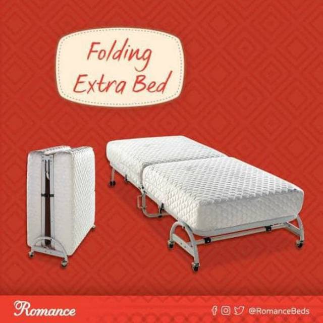 Folding Extra Bed Romance Uk. 85x205x43 cm