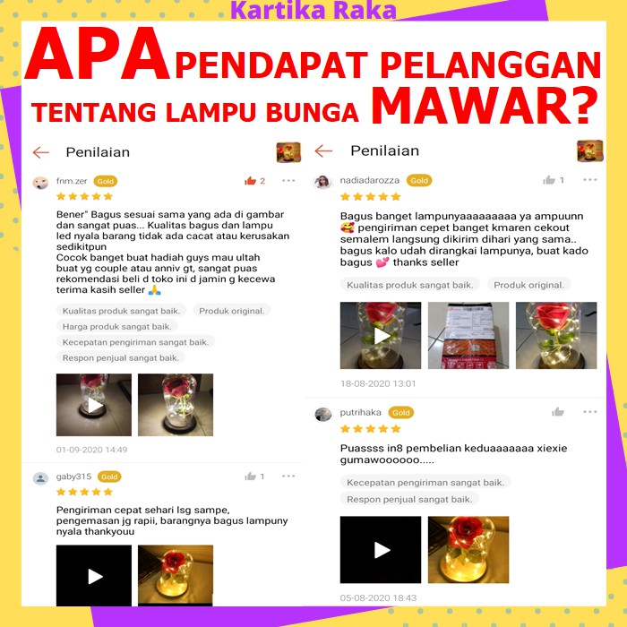 [COD]Lampu Tumblr tidur hias kamar Dekorasi Bunga Mawar dengan LED + Alas Kayu + Dome Transparan