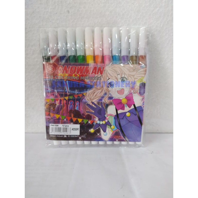 

Spidol Snowman Coloring Marker Pack