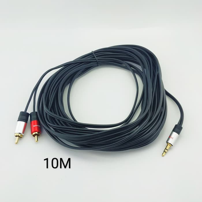 Howell Kabel Audio Aux 3.5mm to 2RCA 10M