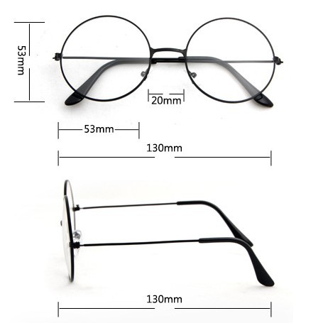 POKY - D4004 Kacamata Import / Kacamata Bulat Fashion Wanita / Kacamata Style Korea / Kacamata Bingkai Bulat / Kacamata Simple