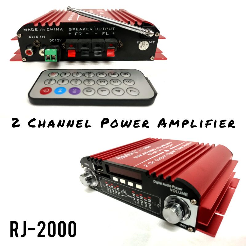 Ampli Mobil 2 Channel Power