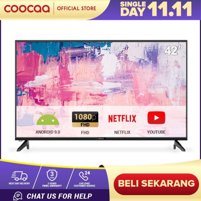 [Hot Product] Coocaa 42 Inch Full Hd - Smart Tv - Tv Android 9 - Wifi