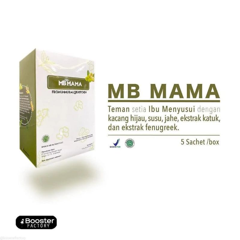 

MUNG BEAN MAMA (MB MAMA) Booster Factory/ASI Booster/Minuman Serbuk Ibu Menyusui/From Ummu Balqis Kitchen