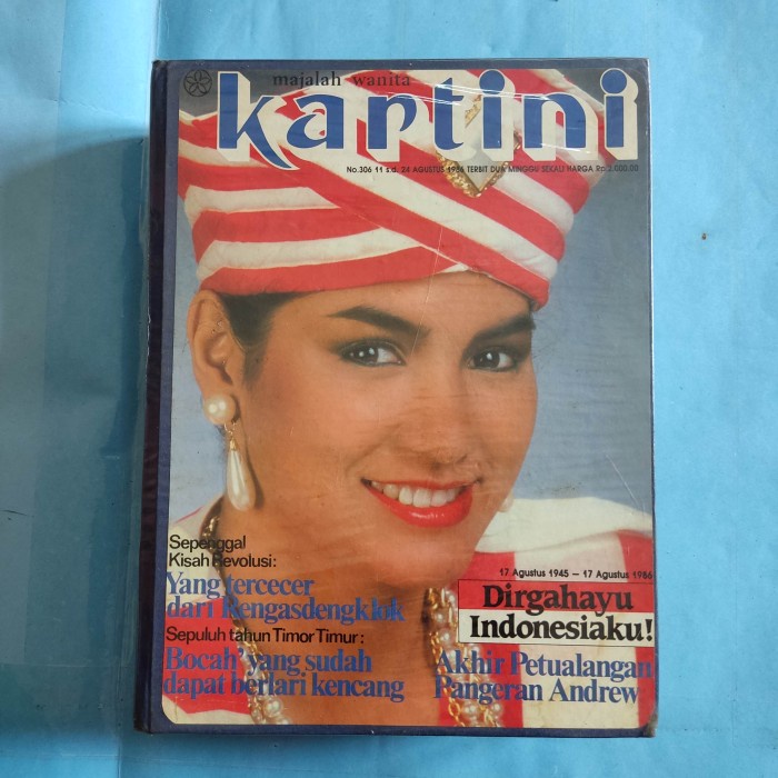 Majalah bundel lawas kartini 1986