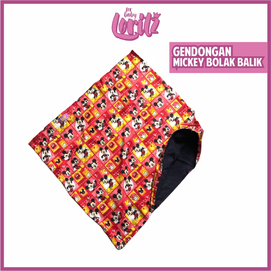 Gendongan instan bolak-balik / cukin instan 2in1 katun dan kaos