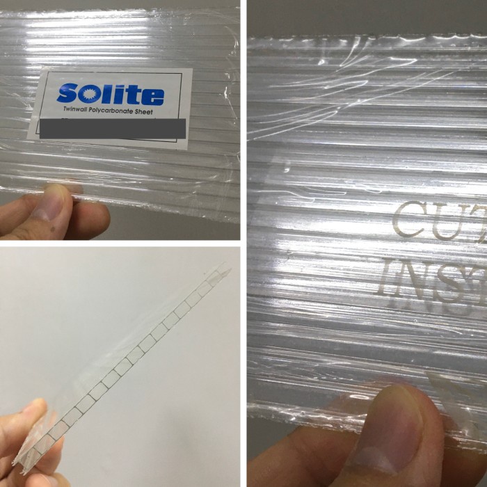 SOLITE POLIKARBONAT POLYCARBONATE 11,8 x 2,1 MTR x 4MM