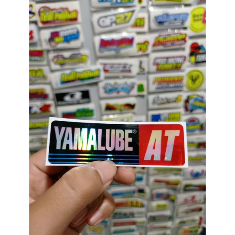 sticker printing YAMALUBE AT HOLOGRAM