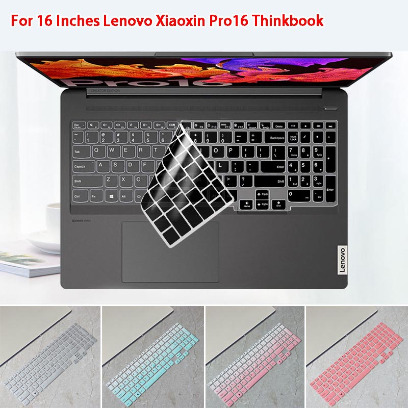 Untuk 16inci Lenovo Xiaoxin Pro 16 Pro16-ACH 2021pikir Tahan Air Ultra-Tipis Lembut Silikon Laptop Keyboard Cover Pelindung