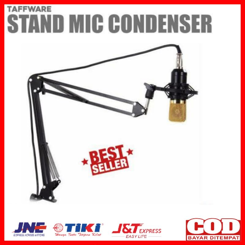 Stand mic Condenser Meja taffware