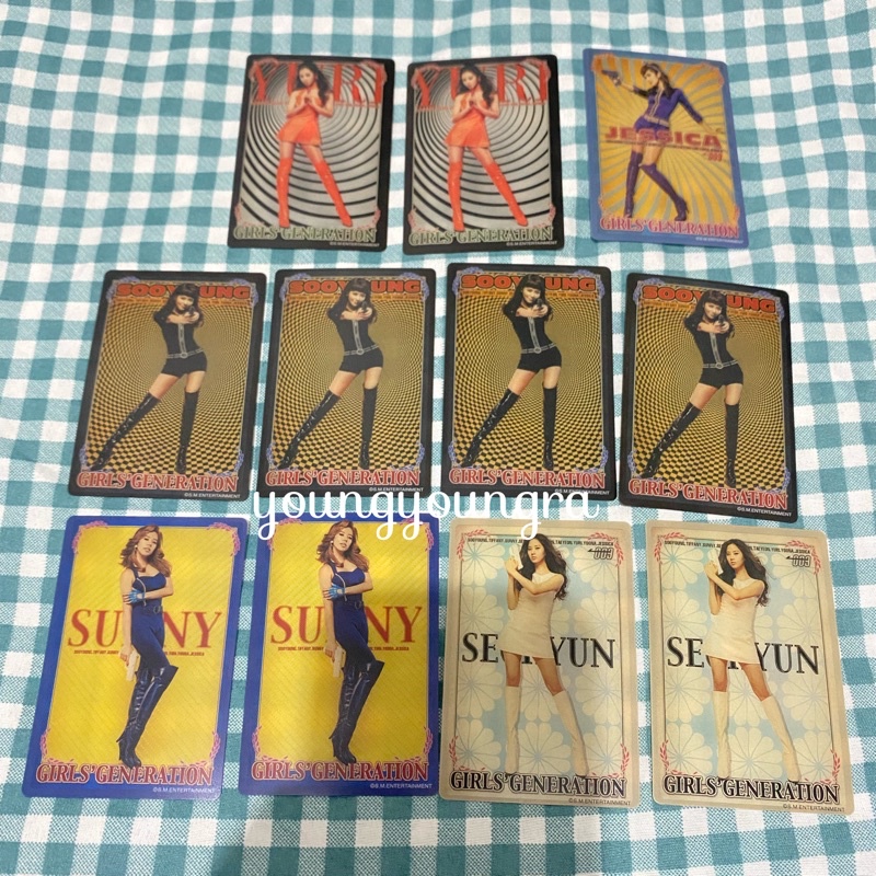 SNSD 7-11 HOOT TRADING CARD PHOTOCARD PC (YURI JESSICA SOOYOUNG SUNNY SEOHYUN )