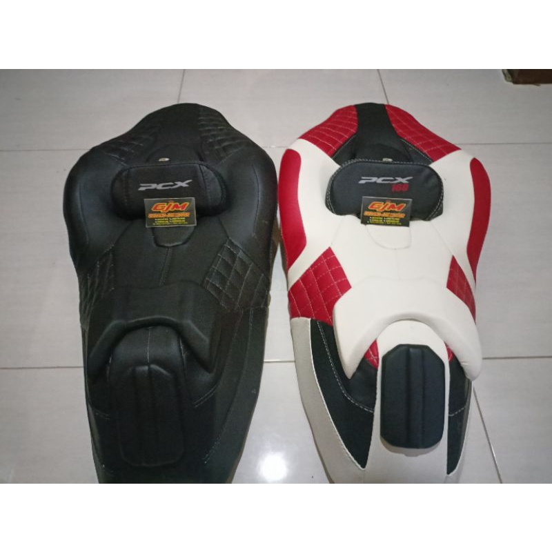 Jok PCX 160 Bahan Full Mbtech-JOK PCX 160 MODIFIKASI MODEL COBRA KULIT MBTECH-JOK MODIFIKASI MOTOR P