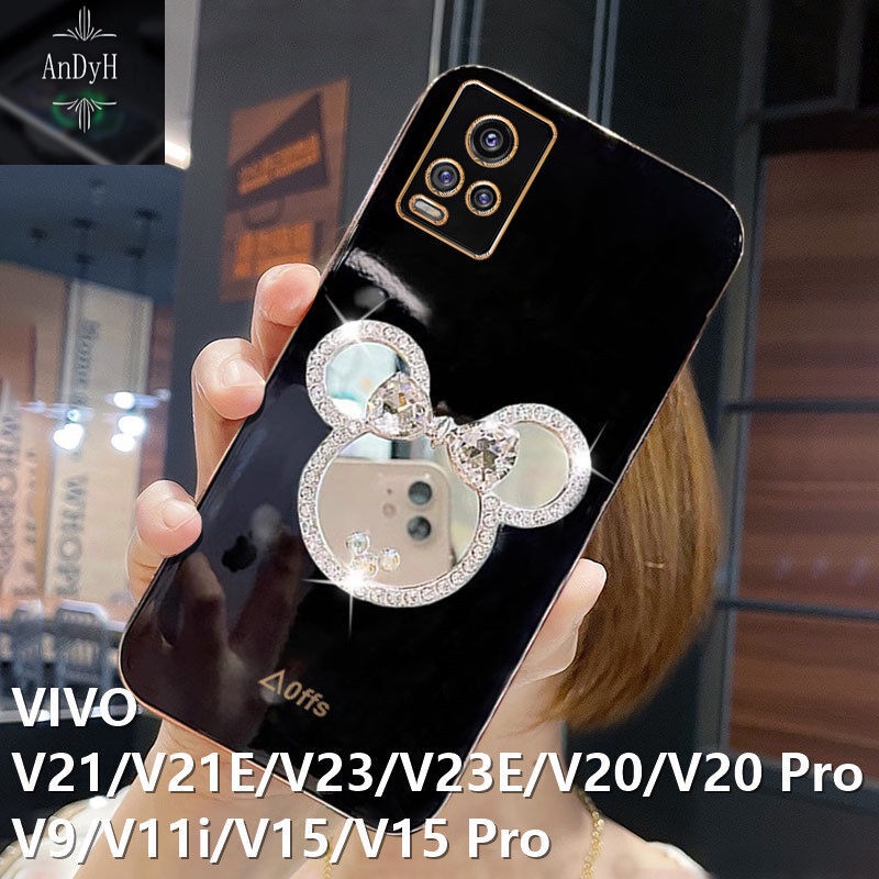 Case Handphone Motif Pohon Aksen Cermin Untuk VIVO Y20 2021 / Y12S 2021 / Y20S / Y20i / Y20G / Y20A / Y20S / Y20S / Y26 / Y20S / Y20S / Y20S / Y12S / Yx / Yx / Y26 / Y20