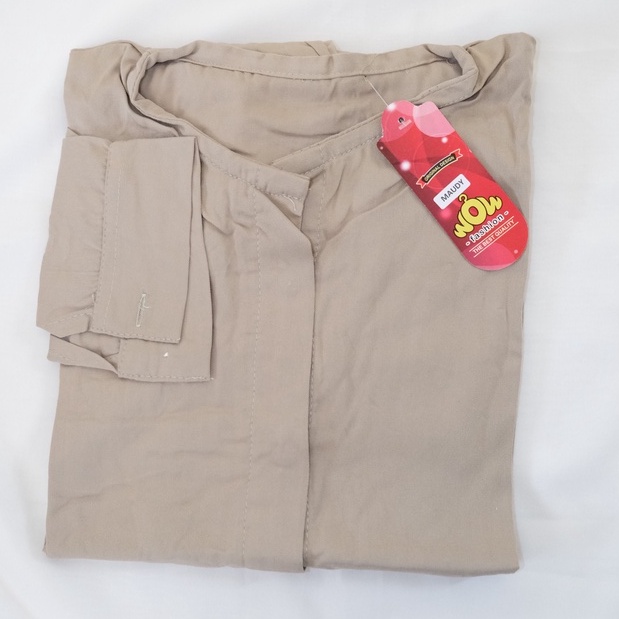 MAUDY SHIRT BLOUSE WANITA RAYON PREMIUM-SAGE