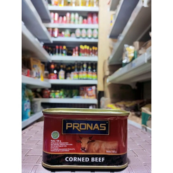 

Cornet Beef `Kornet Daging Sapi Pronas 198g`